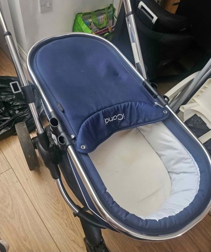 Icandy peach pram navy - icandy,