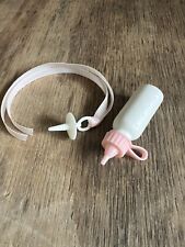 Vintage 1970's Baby Bottle (PINK) & Replica Dummy Tiny Tears dolls DOLL NOT INCL