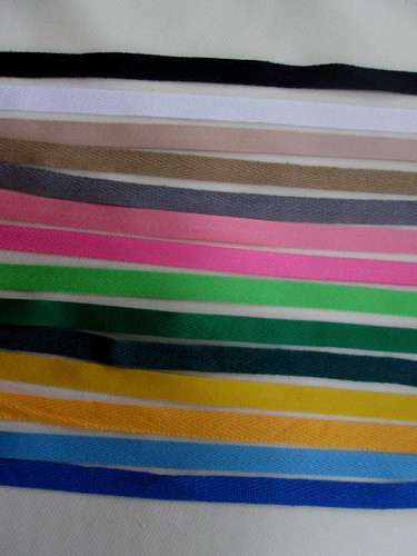 10mm herringbone twill - /, tape