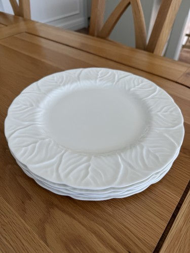 Coalport white cabbage leaf - ,