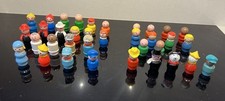 Vintage Fisher Price Little People Figures Lot x35 1970/80s 15 Wooden Bodies