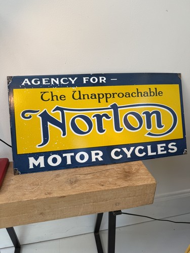 Norton vintage motorcycle 2ft - norton,