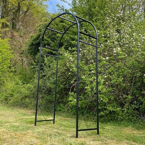 Metal garden arch arbour - garden,