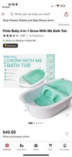 Frida Baby 4-in-1 Grow-with-Me Bath Tub