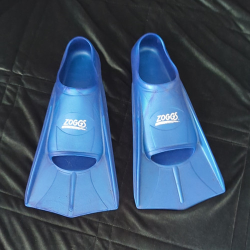 Zoggs blue swim fins - swim,