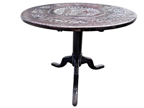 18th century round mahogany - 18th,