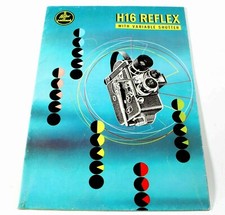 ✅Paillard Bolex H16 Reflex Movie Camera Product Brochure Double Sided Wall Chart