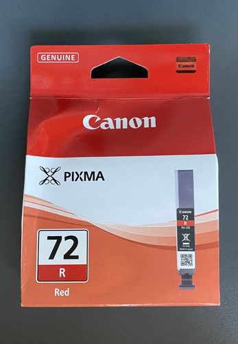 Genuine canon ink pgi - genuine, red