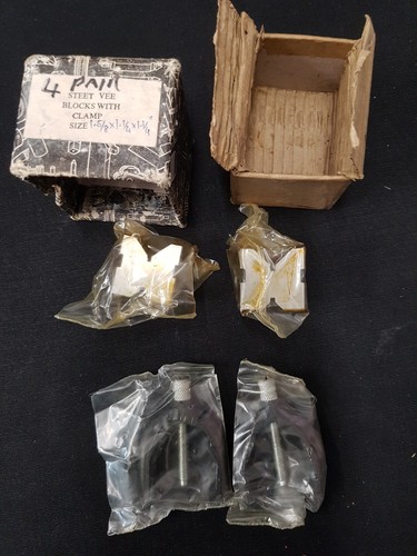 Vee blocks and - , clamps