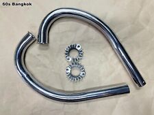 HONDA C95 CA95 CA92 C92  EXHAUST HEADER PIPE & FLANG CLAMP JOINT SET / REPRODUCT