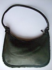 NEW HANDBAG : Sienna De Luca Festival Boho Hobo Hairon REAL Leather Designer Bag