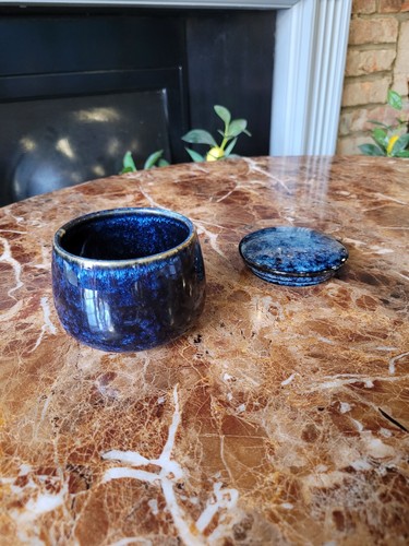 Sugar bowl - sugar, (blue)