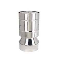 Stainless Steel Twin Wall Insulated Flue Pipe Wood Burning and Multi Fuel Stoves