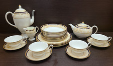 Wedgwood Cornucopia 4x person set tepot coffee pot dinner plates bowl etc