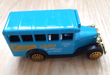 CORGI MODEL BLUE BEDFORD SCHOOL BUS OSRAM LAMPS COLLECTABLE