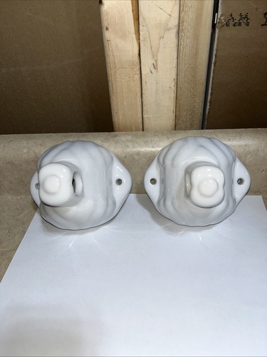 Nos vtg white porcelain wall - white,