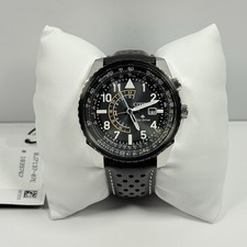 Citizen Eco-Drive BJ7137-07E Promaster Nighthawk Black Dial&Leather Men’s Watch