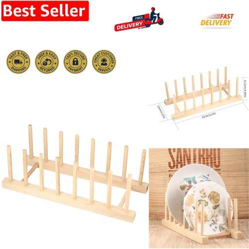 Dish rack wooden - dish, rack,