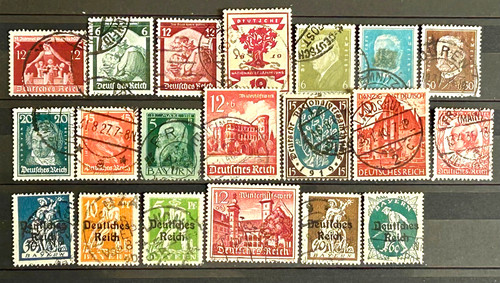 German reich stamps - -, of