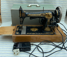 Antique 1900 M12 4233 Singer Sphynx Sewing Machine Converted To Electric WORKING