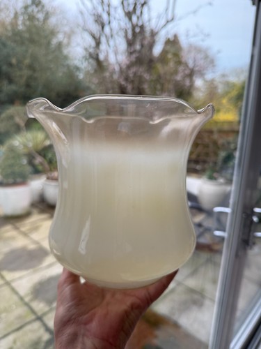 Antique tulip milky ivory - ivory, wavy