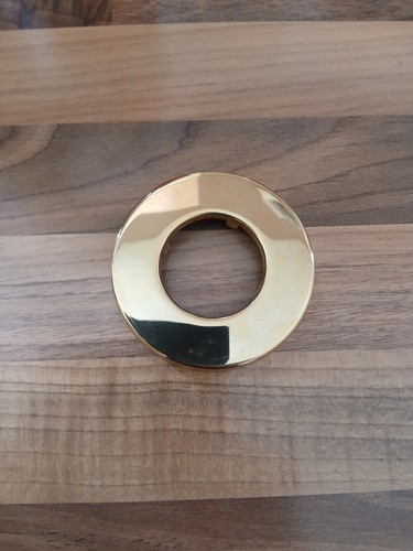 Brass basin waste cover shroud - brass,