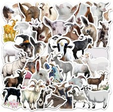 8 X Goat Stickers | Billy Goat | Nanny Goat | Kid | UK SELLER