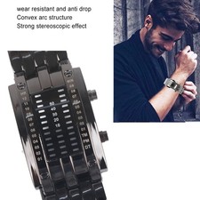 Unique Binary Time LED Watch