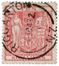 (I.B) New Zealand Revenue : Stamp Duty 10/- (Riccarton)