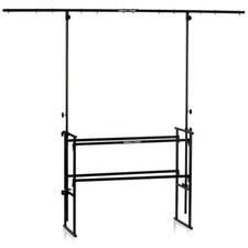 Gorilla GDS-4 4ft Complete Portable DJ All-in-One Disco Stand Booth Table Rig