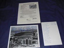 NY Yankee Multi Signed 8x10