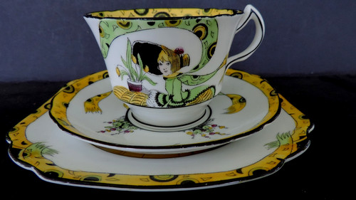 Vintage art deco china melba - vintage,