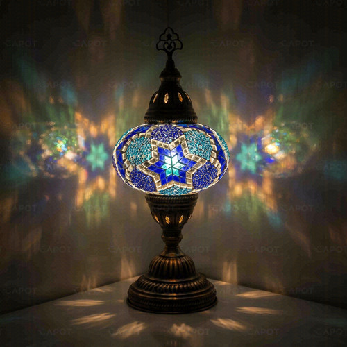Blue turkish mosaic - mosaic, table