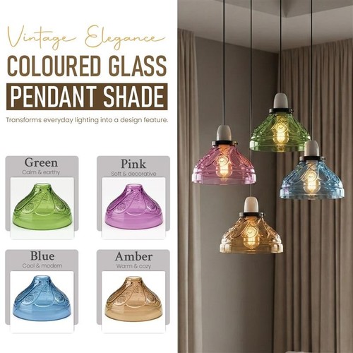 Modern glass lamp shade - glass,