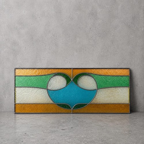 1950s abstract vibrant - vibrant, stained