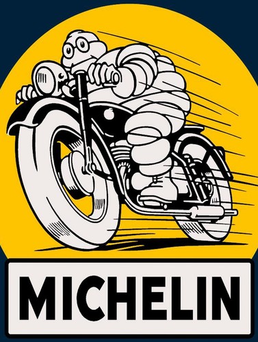 Michelin retro metal - michelin,,