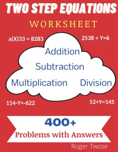 Two step equations - , practice