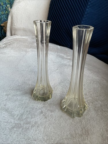 Set vintage clear glass - set, of
