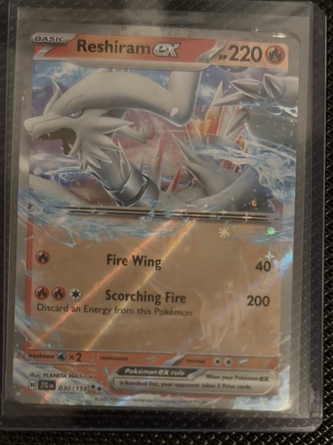 Reshiram pokemon 159 - ex,