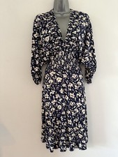 Monsoon Stretchy Autumnal Dress SZ 12-14