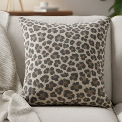 Leopard print cushion cover - leopard,