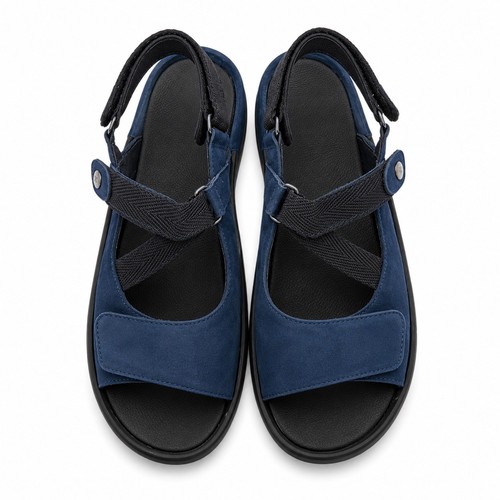 Comfort walking blue nubuck - comfort,