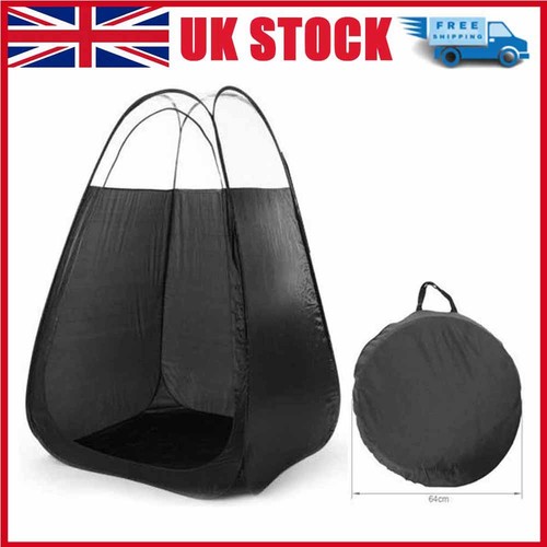 Portable pop spray tan tent - up,