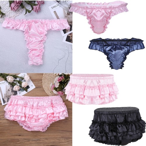 Men sissy briefs ruffled - briefs,