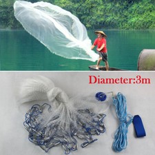3.0m/4.2m casting net fishing net fish net cast net bait fish net fishing net de