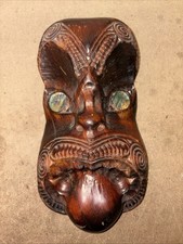 Vintage Maori Wood Koruru