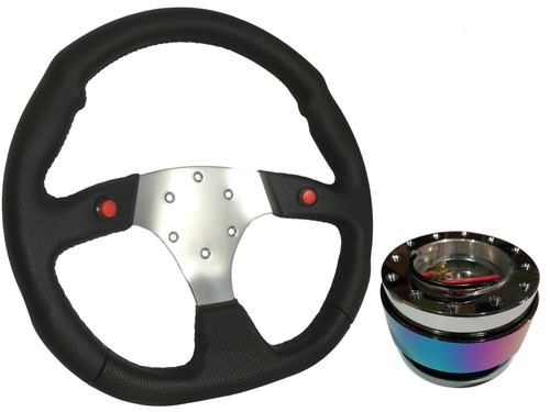 Chrome steering wheel neo - steering, +