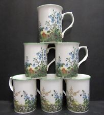 Set Of 8/6/4/2/1 Mugs Harebell Mice Fine Bone China Mugs Cups Castle Shape 10oz