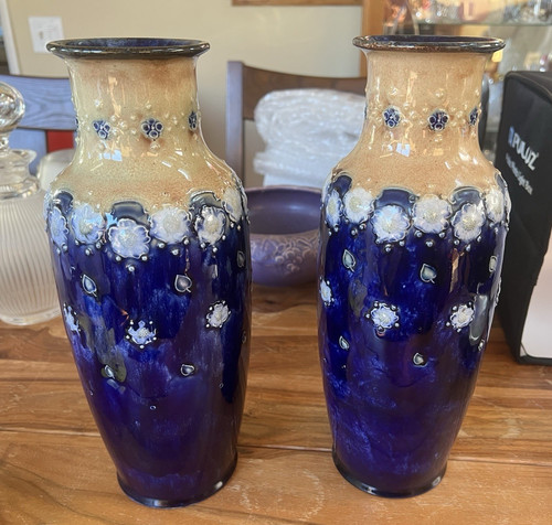 Pair large royal doulton - pair,