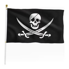 5x3 feet Double-Sided Pirate